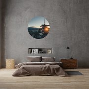 PIPPER. Textil kör alakú falmatrica "Japán 2" Méret: 60cm