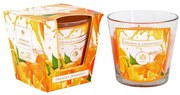 Aroma Illatgyertya üvegben narancs és grapefruit , 120 g