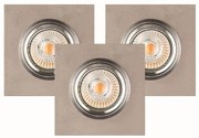 Spot-Light 2515336 - 3 db LED beépíthető lámpa VITAR 1xGU10/5W/230V beton