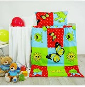 EMI színes, állat mintás gyerek ágyneműhuzat, A standard egyszemélyes ágy szett tartalma: 1x 140x200 + 1x 70x90