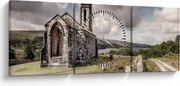 Kép - Ír templom (órával) (90x30 cm)