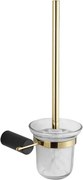 Mexen Aron WC-kefe, fekete/arany - 7088150-57