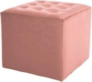 Órózsaszín puff LORI VELVET
