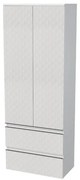 Fürdőszobaszekrény magas SAT Cube Way 60x163x33 cm fehér matt CUBE3DV602D2ZBP