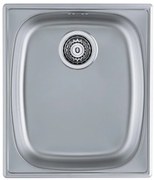 ALVEUS 1082195 - Mosogató BASIC 44x38 cm matt acél/satin, nagy konnektor