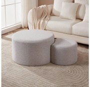 Eglo 424131 - 2 db MAHALEVONA taburet, átmérő 45,5/70 cm, szürke