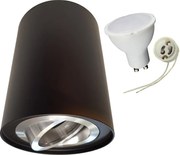 Falra Szerelhető Lámpatest Mozgatható Cső Alu Led GU10 7W