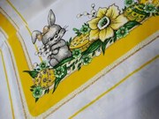 Mg Abrosz Húsvéti Nyuszi 120x150cm Fehér Sárga