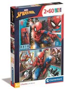 Pókember Partners in Suits 2x60 db-os puzzle Clementoni