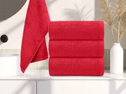 Bella piros gyermek törölköző 30x50 cm, 100% pamut