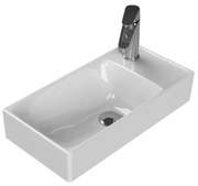 CeraStyle SHARP - JOBB CSAPLYUKAS - porcelán mosdókagyló - 50 x 25 cm