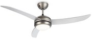 Klarstein El Paso, mennyezeti ventilátor, 52", menet e27, 3 lapát, szürke kialakítás