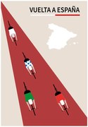 Illusztráció Vuelta a espana, Poster Paperago