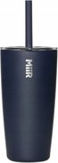 Acél bögre thermo szívószállal, Miir fedéllel Tumbler 470ml