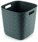 Curver Softex kocka kosár, sötétszürke