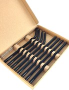 Szívószál üveg ivócső többfunkciós Eko 8db Fekete MIX