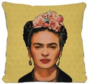 Frida sárga párna, 45 x 45 cm - Madre Selva