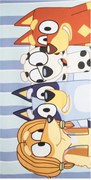 Bluey Happy Moments fürdőlepedő, strand törölköző 70x140cm (Fast Dry)