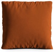 Terrakotta színű bársony párna kanapéra Kemi – Cosmopolitan Design