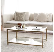 Kávésasztal ASTRO 40x90 cm arany