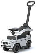 Baby Mix Mercedes Benz G-Class futóbiciklivezetőrúddal, fehér