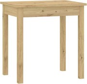 SENDI Étkezőasztal Tölgy Színben. 75x55 cm. Belföldi Raktárról