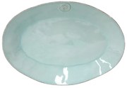Nova türkiz agyagkerámia ovális tálca, hosszúság 40 cm - Costa Nova