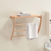 tömör fenyőfa törülközőtartó 60 x 25,5 x 49 cm