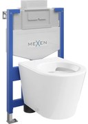 Mexen Fenix XS-U, rejtett modul és fali WC Rico, fehér, 6853372XX00