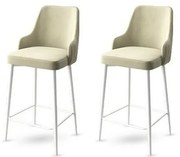 Enox Cream and White bárszék szett, 2 db, 2 db