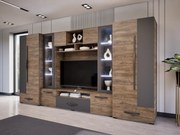 Onyx szekrénysor (Bolzánó-Antracit) modern