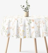 Goldea kör alakú teflonos terítő - pillangós kert Ø 100 cm