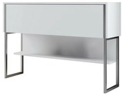 Luxe fehér és ezüst komód