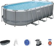 Bestway KRK ovális fémvázas medence szett 549 x 274 x 122 cm