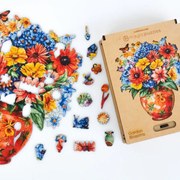 Kerti virágok fa puzzle