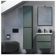 MOLDE fürdőszobai szekrény, 174 cm, zöld