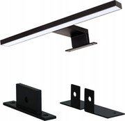 Fürdőszobai Fali Lámpa Led 5W Tükör/szekrény Felett 3AZ1BEN Fekete 30cm