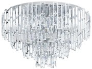 Eglo Calmeilles 1 39625 kristály mennyezetlámpa, 10x25W E14