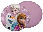 Disney Jégvarázs Pink formapárna, díszpárna 35 cm