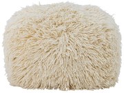 Krémszínű gyapjú puff Lomba – Bloomingville