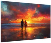 Kép - Séta a tengerparton (90x60 cm)