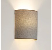 Brilagi - Fali lámpa SEMI 1xE27/15W/230V átm. 20 cm világos szürke