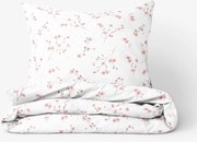Goldea pamut ágyneműhuzat - cseresznyevirágok 140 x 200 és 70 x 90 cm