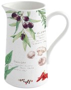 Mediterrán porcelán vizes kancsó 1000 ml Home & Kitchen