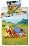 Disney Micimackó Sunny Meadow gyerek, ovis ágyneműhuzat 100×135 cm, 40×60 cm