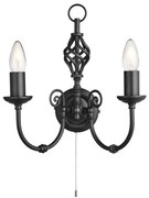 Searchlight 3380-2 - Fali lámpa ZANZIBAR 2xE14/60W/230V