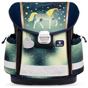 Iskolatáska, fémcsat, BELMIL Classy Sparkling Unicorn, unikornis (BL40313AG47L)