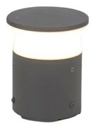 Modern kültéri lámpa sötétszürke 12 cm LED-del - Bar