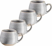Mäser Espresso csésze szett 4 db AQUATA – 125 ml, szürke, 125 ml
