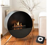 Planika Bubble Fali &amp; Floor BEV - BIO kandalló távirányítással 72,6x65 cm 2,5kW BFF-BUWF-00